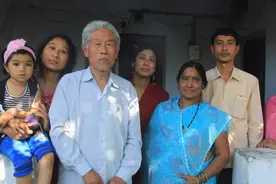 被困印度54年的中国老兵王琪，因迷路而误入印度，在当地娶妻生子图片