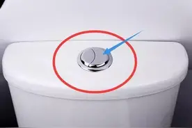 为什么马桶上面有两个冲水按钮？听师傅一说，原来之前按错了图片