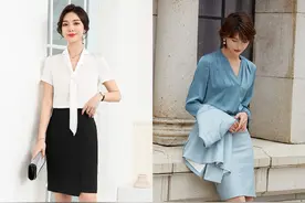 轻熟女生夏日职场风穿搭，学会这样穿，你也能晋升办公室时髦精图片