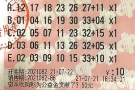 深圳彩民中双色球一等奖734万元图片
