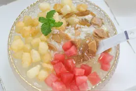 夏日爱吃的冰粉，手把手教你搓，爽口嫩滑，不愧是四川名小吃图片