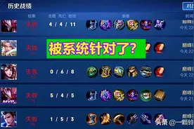 王者荣耀：怎么判断是不是被系统针对？这四种情况，最好别排位图片