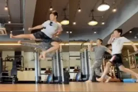 甄子丹儿子比爸还牛！15岁超帅飞踢功夫了得，新功夫巨星要诞生图片