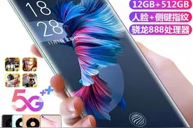 山寨旗舰手机：骁龙888，12GB+256GB，后置六摄，全都是假的图片