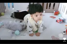 “张伟”李佳航的儿子也太可爱了吧，终究是娶到了丈母娘图片