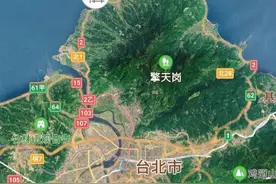 台湾岛主要城市对比，台北、高雄、台南、台中比较大，基隆很小图片