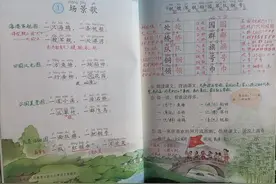 二年级语文上册，第二单元的学习检测，除了复述课文还有这些图片