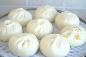 天气凉了，怎么和面才能发的快？还能现和现用，蒸出松软的大包子图片