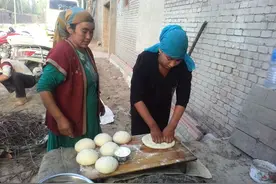 农村馕饼制作的全过程图片