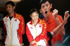 刘诗雯自拍途中看到张继科，放下手机眼神望向了他！过期的糖也甜图片