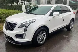 实拍：凯迪拉克XT5，跌落26万，车长超4.8米内饰豪华图片