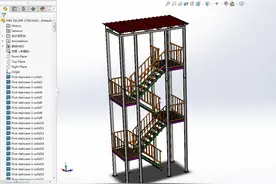 FIRE ESCAPE STIRCASES消防通道消防梯图片