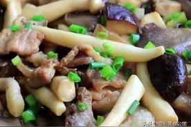 简单好吃的五花肉菌菇煲，肉嫩鲜香，营养美味，老少皆宜的美食图片