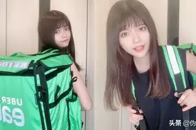 美女外卖员！小小身躯背后隐藏着巨大的力量图片