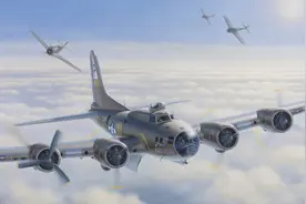 「航空史话」第三帝国的反击——二战B-17“飞行堡垒”重型轰炸机图片