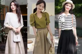 80女生太会穿，小衫用这几种搭法，一衣多穿“不露腰”美极了图片