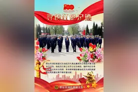 党史学习教育系列海报（一）“庆祝建党百年 寻访红色足迹”图片