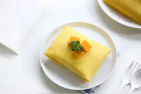 想吃芒果班戟不用买，只需一口平底锅就能搞定，料足味美好解馋图片
