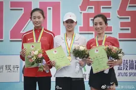 长得美走得快！20公里竞走，冠军小姐姐平均配速4分31图片