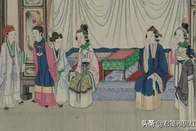 贾宝玉午睡，令秦可卿很尴尬，勉强安排还得封口不让宝玉乱说图片
