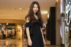 街头美女时尚穿搭，简约而又不失气质图片