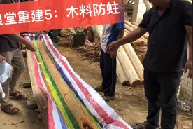 农村宗祠重建5：土木结构房屋怎么防蛀？柴油浸泡仅仅是第一步视频封面