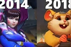 【守望先锋】 守望先锋进化史 一位少女4年间的变化视频封面