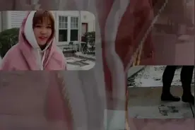 分享冬季时尚穿搭，白色卫衣搭配粉色羊毛外套，很漂亮的颜色搭配视频封面