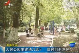 南昌东湖：人民公园里建幼儿园？ 居民们有意见！视频封面