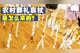 农村葬礼上，晚辈为何要手拿一根缠着白纸的木棍？里面大有说头视频封面
