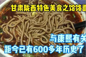 甘肃陇西特色美食之饸饹面，言传是康熙钦此赐的名字！！非常美味视频封面