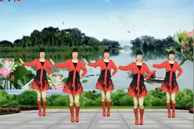DJ版广场舞《山里娃》歌词感人，舞动感时尚好看，背面原创附教学视频封面