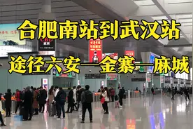 实拍合肥南站到武汉站，途径六安大别山区，金寨县视频封面