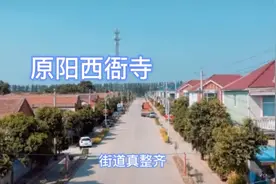 河南原阳西衙寺，县东最美乡村，街道真整齐视频封面