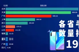 1996-2019各省手机数量排行榜视频封面