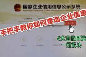 手把手教你查询企业信息，4个宝藏网站，一键解决立案难题视频封面