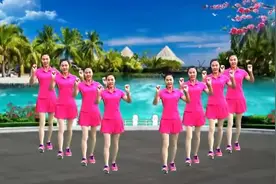 入门广场舞《自由飞翔》是谁在唱歌，温暖了寂寞，凤凰传奇演唱