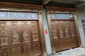 304彩色不锈钢门，市场800一方，小伙只做450，有什猫腻么视频封面