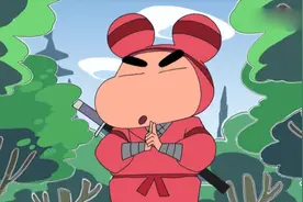 蜡笔小新，忍者遭遇战，正南发动绝技，化身饭团五指山！视频封面