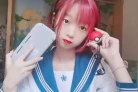 萌妹扣子分享Switch开箱，身穿水手服和红发色超搭，球球有特殊用视频封面