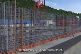 预应力混凝土T型结构连续梁施工演示！视频封面