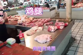 菜场卖肉的兼职卖鸡腿，怎回事，新型猪流感病毒影响猪肉销售了吗