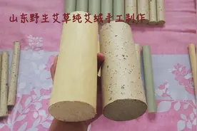 山东昆嵛山野生小叶艾草寻爱（艾)之旅，野生艾草纯艾绒手工艾条视频封面