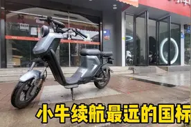 小伙3600收了一台电动车，48V20a电池，称之小牛续航最远国标车视频封面