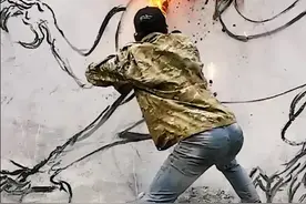 今天画个上古神兽火麒麟视频封面