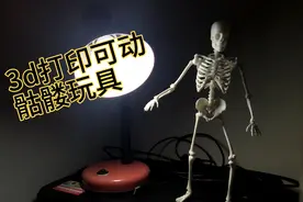 3d打印 可动骷髅组装过程视频封面