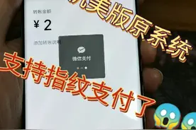 三星美版原系统可以指纹支付了视频封面