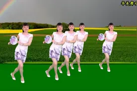 古风旗袍团扇舞《相思的债》演唱：陈瑞 这广场舞优雅好看视频封面