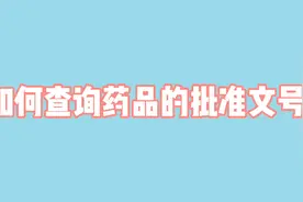 如何查询药品的批准文号?视频封面