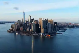 航拍——纽约，全球金融中心，一座高度发达的资本主义城市！视频封面